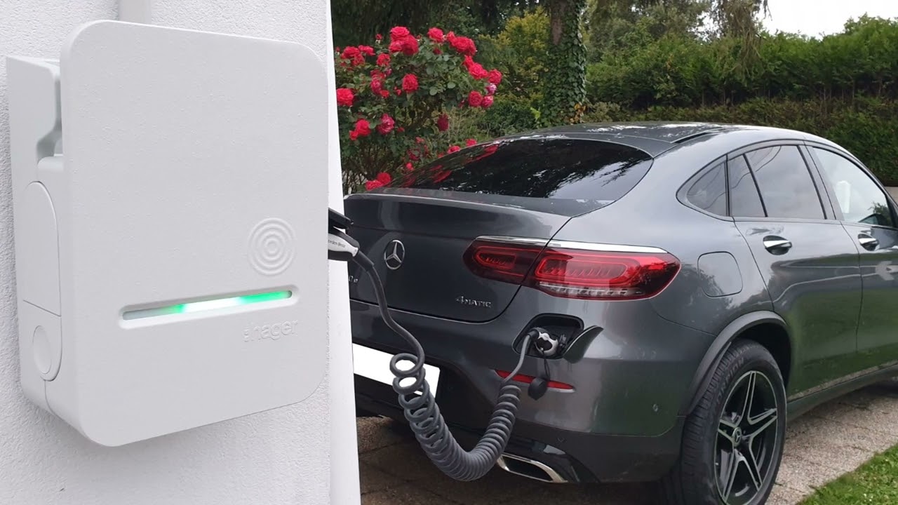 Borne de recharge murale installée à domicile